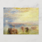 Carte Postale William Turner - Approche de Venise (Devant)