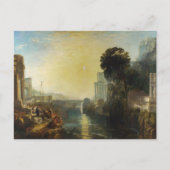 Carte Postale William Turner - Didon construisant Carthage (Devant)