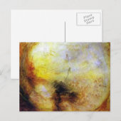 Carte Postale william turner, lumière et couleur (théorie de goe (Devant / Derrière)