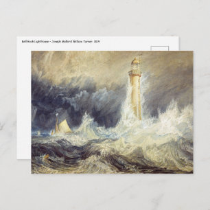 Carte Postale William Turner - Phare de Bell Rock