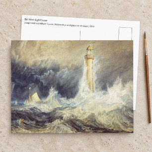 Carte Postale William Turner - Phare de Bell Rock