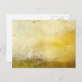 Carte Postale william turner - soleil avec monstres (Devant / Derrière)
