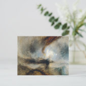 Carte Postale William Turner - Tempête de neige (Debout devant)