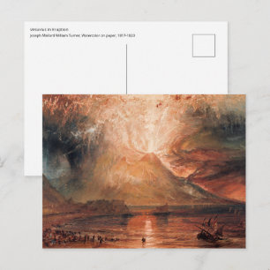 Carte Postale William Turner - Vésuve en éruption