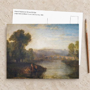 Carte Postale William Turner - Vue de Richmond Hill et du pont