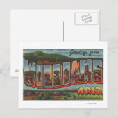 Carte Postale Williams, Arizona - Scènes de grandes lettres (Devant / Derrière)