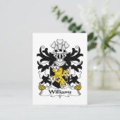 Carte Postale Williams Family Crest (Debout devant)