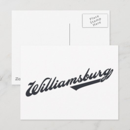 Carte Postale Williamsburg (Devant / Derrière)