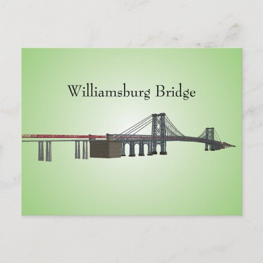 Carte postale : Williamsburg Bridge (Devant)