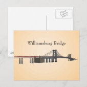 Carte postale : Williamsburg Bridge (Devant / Derrière)