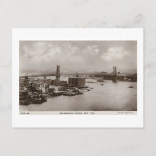 Carte Postale Williamsburg Bridge, New York City Vintage