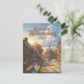 Carte Postale Williamsburg colonial USA (Debout devant)