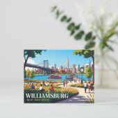 Carte Postale Williamsburg État de New York (Debout devant)