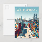 Carte Postale Williamsburg New York State (Devant / Derrière)