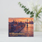 Carte Postale Williamsburg New York State (Debout devant)