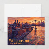 Carte Postale Williamsburg New York State (Devant / Derrière)