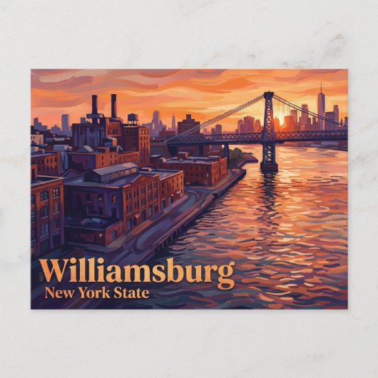 Carte Postale Williamsburg New York State (Devant)