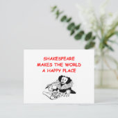 Carte Postale willian shakespeare (Debout devant)