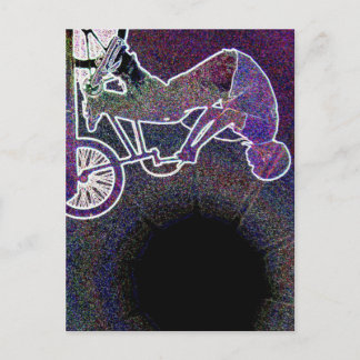 Carte Postale WillieBMX Le bord brillant