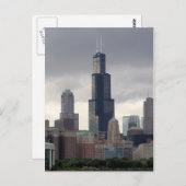 Carte Postale Willis Tower - Chicago, Illinois Postcard (Devant / Derrière)