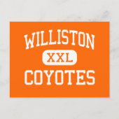 Carte Postale Williston - Coyotes - High - Williston (Devant)