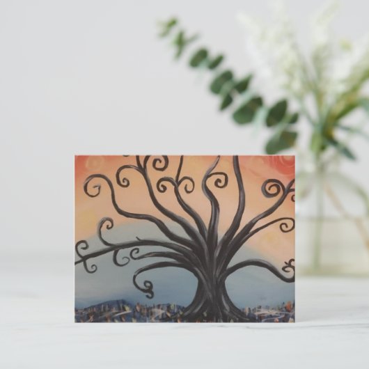 CARTE POSTALE WILLOTREE TREE (Debout devant)