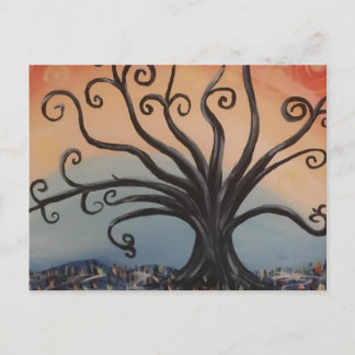 CARTE POSTALE WILLOTREE TREE