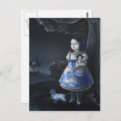 Carte Postale Willow bleu (Devant / Derrière)