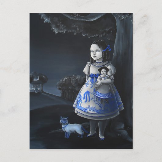 Carte Postale Willow bleu (Devant)