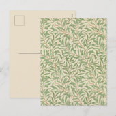 Carte postale Willow Bough (par William Morris) (Devant / Derrière)