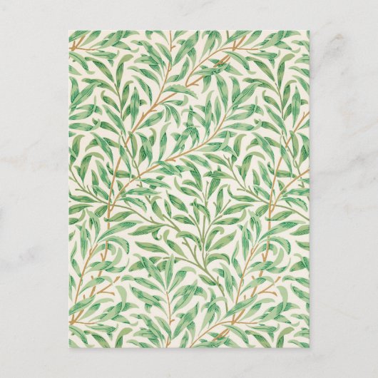 Carte Postale Willow Bough William Morris Motif (Devant)