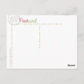 Carte Postale Willow rouge vintage (Dos)