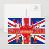 Carte Postale Wills & Kate (Devant / Derrière)