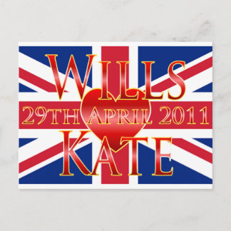 Carte Postale Wills & Kate