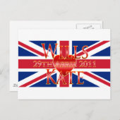 Carte Postale Wills & Kate (Devant / Derrière)