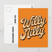 Carte Postale Willy nilly (Devant / Derrière)