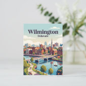 Carte Postale Wilmington, Delaware, États-Unis (Debout devant)