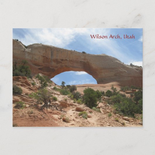 Carte Postale Wilson Arch, Utah (Devant)