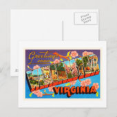 Carte postale Winchester Virginia VA Old Vintage v (Devant / Derrière)