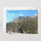 Carte postale Wind River Canyon (Devant / Derrière)