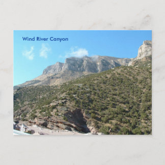 Carte postale Wind River Canyon