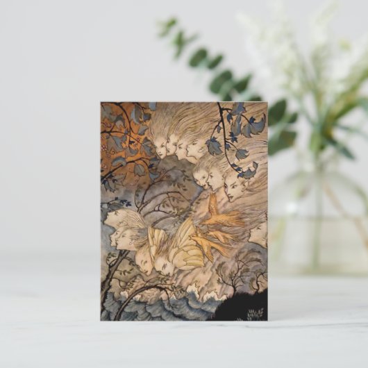 Carte Postale « Wind Sprites » par Arthur Rackham (Debout devant)