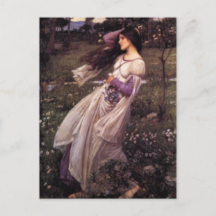 Carte Postale Windflowers-par John William Waterhouse, 1902