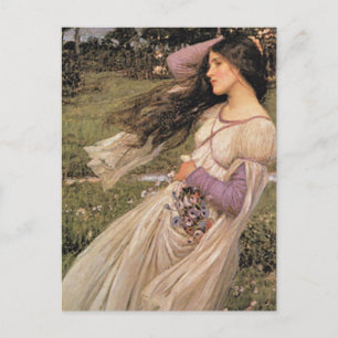 Carte Postale WiNDFLoWERS, par John William Waterhouse, 1902