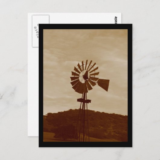 Carte postale Windmill (Devant / Derrière)