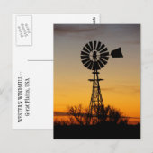 Carte Postale Windmill (Devant / Derrière)