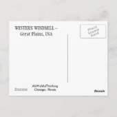 Carte Postale Windmill (Dos)