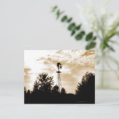 Carte Postale Windmill à Dusk (Debout devant)