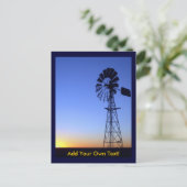 Carte Postale Windmill australien (Debout devant)