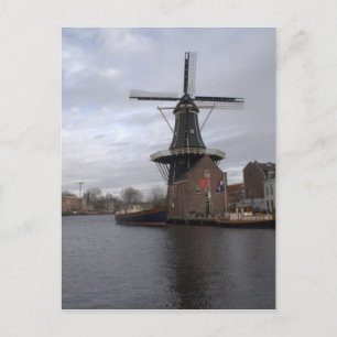 Carte Postale Windmill "De Adriaan", Haarlem